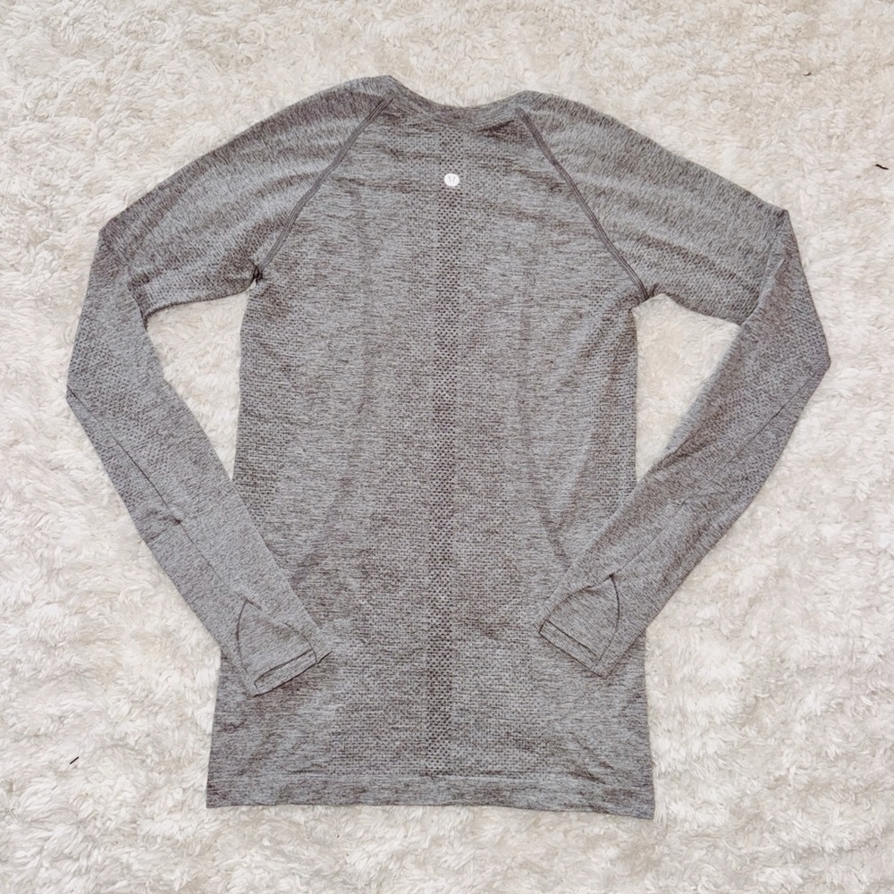 Grey Swiftly Tech Long Sleeve Shirt 2.0 Lululemon